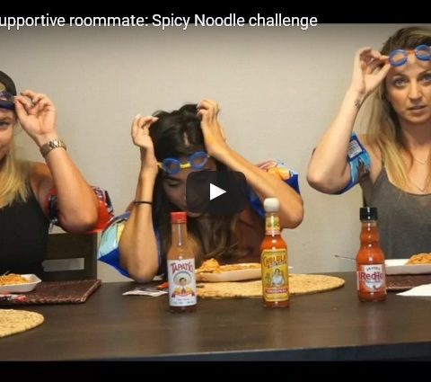 Don’t be an unsupportive roommate: Spicy Noodle challenge